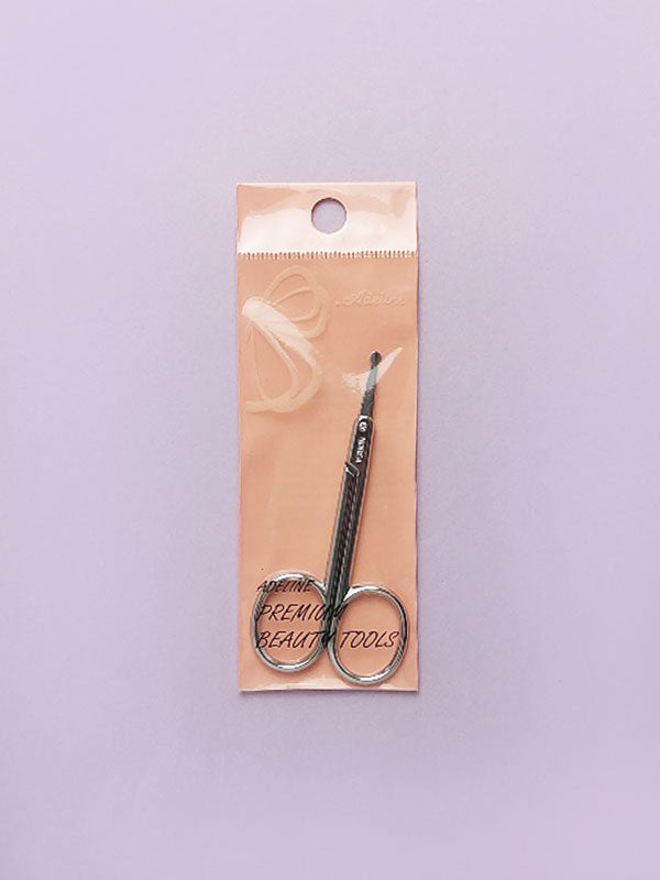 BAdeline Rounded Scissors Hair Trimming for Sensitive Areas MAKEUP, Eyes, Eyebrow, Rounded Scissors, Precision Grooming Tool, Sensitive Area Hair Trimmer, Beauty Accessories, Eyebrow Shaping, Asian Skincare Tools, Facial Grooming Scissors