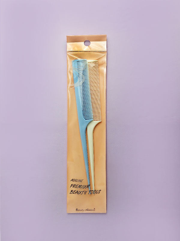 BAdeline Tail Combs - Precision Hair Sectioning and Styling 2P HAIR CARE, Hair Color, Tail Comb, Hair Sectioning Tool, Precision Hair Styling, Korean Hair Accessories, Anti-Static Comb, Hair Styling Accessories