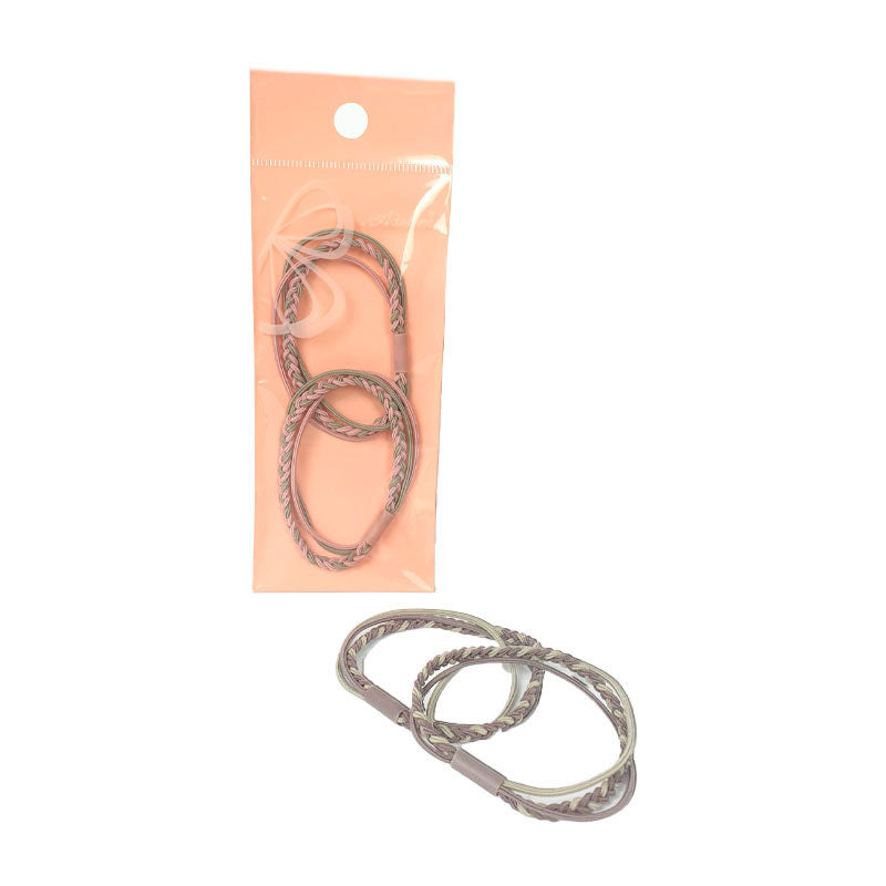 BAdeline Twist Hair Elastics (Reduced Hair Breakage) 2P Hair Elastics, Reduced Breakage, Twist Hair Ties, Gentle Hold, Korean Hair Accessories, Ponytail Holder, No Crease