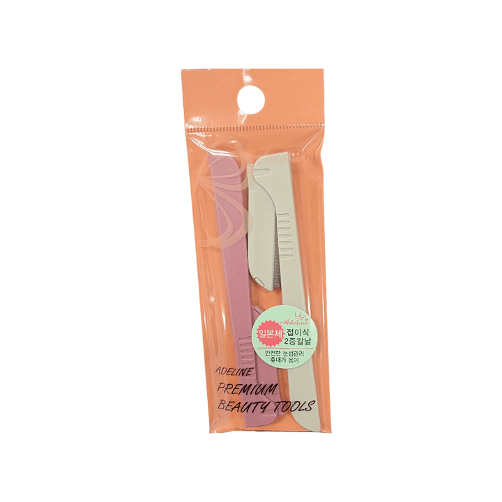 BAdeline Folding Eyebrow Razors Precision Trimming 2 PC Accessories 1