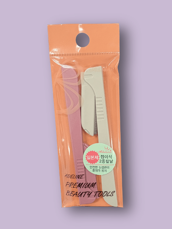 BAdeline Folding Eyebrow Razors Precision Trimming 2 PC Accessories 2
