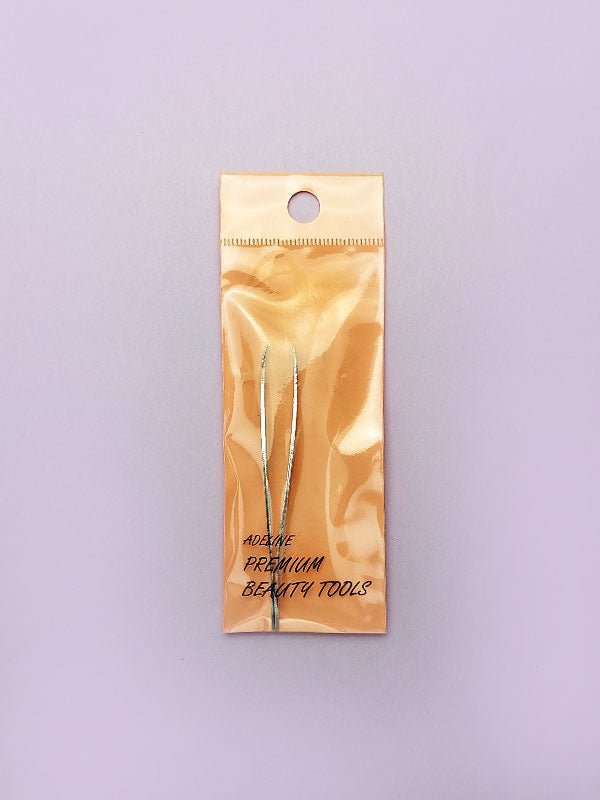 BAdeline Tweezer - Stainless Steel Slanted Tip Eyebrow Tool Accessories 1