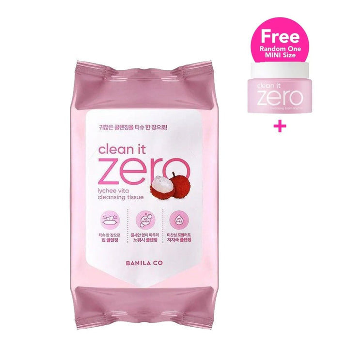 BANILA CO Clean It Zero Lychee Cleansing Tissue 30Pcs Health & Beauty 1