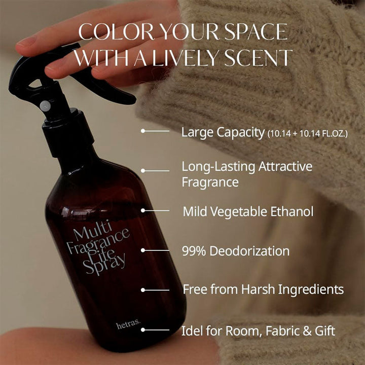 hetras Multi Fragrance Life Spray Room Mist 300ml x 2