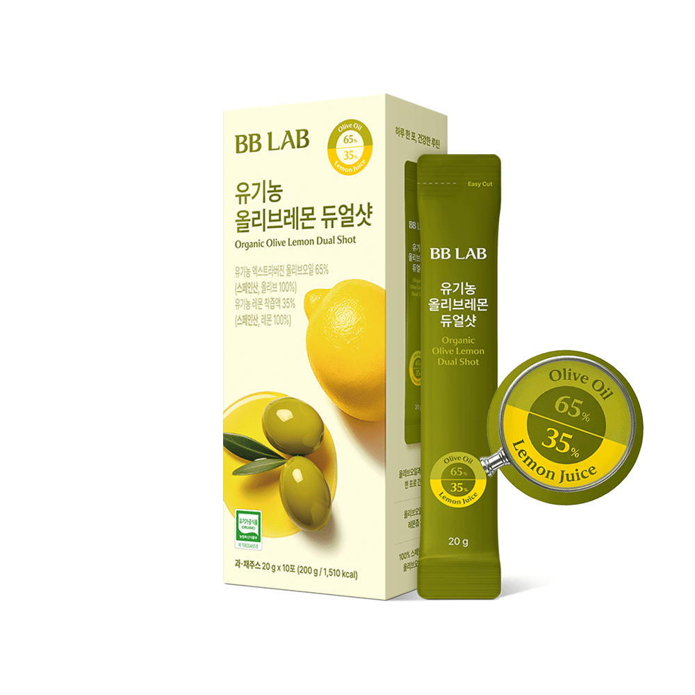 BBLAB Organic Olive Lemon Dual Shot 10pcs