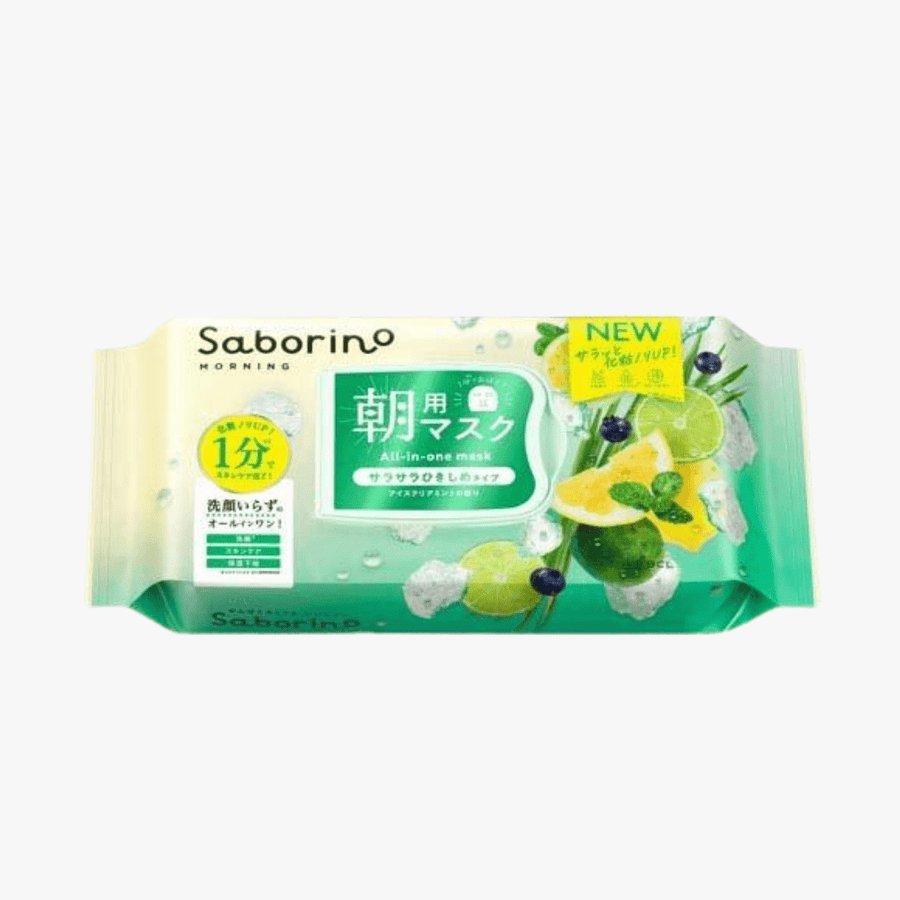 BCL SABORINO Morning Sheet Mask Ice Clear Mint 28pcs Sheet Mask 1