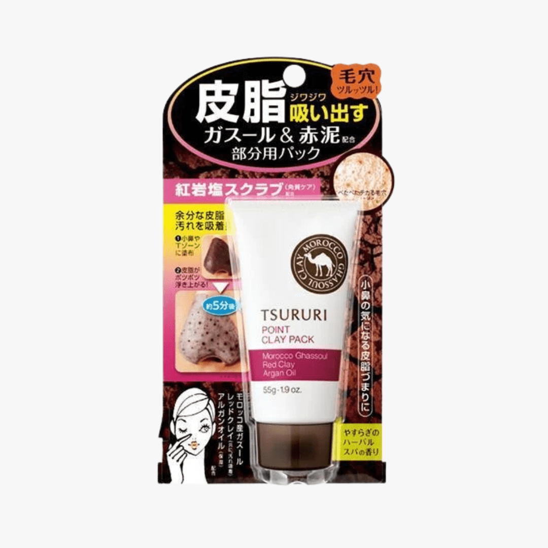 BCL Tsururi Point Clay Pack Peel Off Mask 55g Facial Exfoliator 1