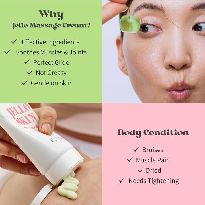 BEAUTY OF JOSEON Jelloskin Massage Cream for Face and Body 200ml Health & Beauty oceanbuy beauty markham toronto free ship USA asian korean skincare