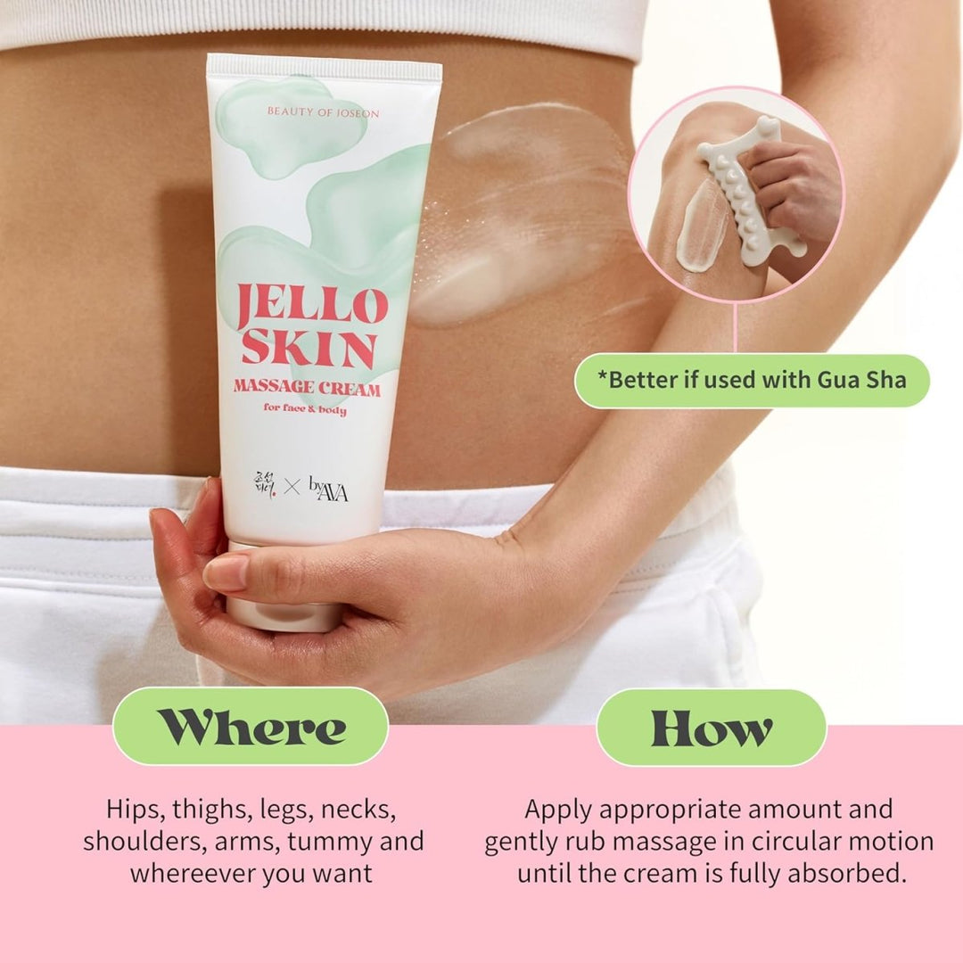 BEAUTY OF JOSEON Jelloskin Massage Cream for Face and Body 200ml Health & Beauty oceanbuy beauty markham toronto free ship USA asian korean skincare