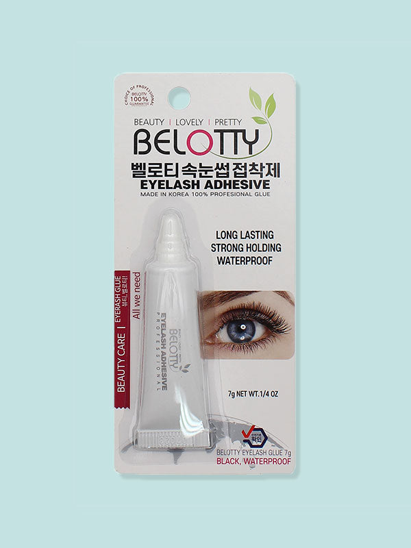 Belotty Eyelash Adhesive Tube - Secure Long-Lasting Hold MAKEUP, Eyes, Mascara, Eyelash Adhesive, Lash Glue, Belotty Eyelashes, False Lash Application, K-Beauty Eye Makeup, Secure Lash Hold, Beauty Accessories