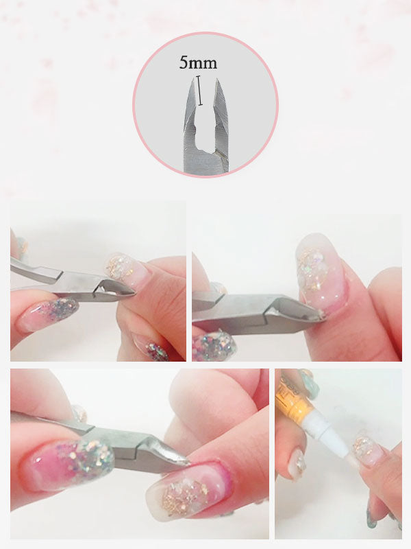 Belotty Wire Spring Cuticle Nipper - Nail Care Tool (4 inch) Belotty Cuticle Nipper, Nail Care Tool, Manicure Accessories, Cuticle Trimmer, Korean Nail Care, Precision Grooming, At-home Manicure