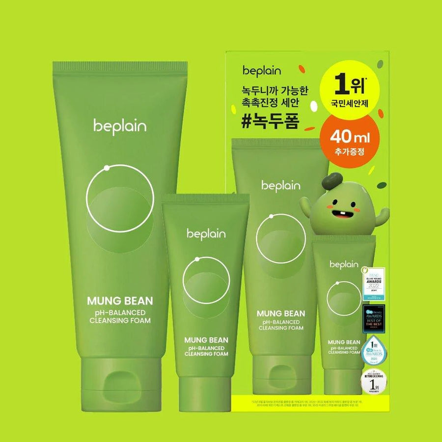 BEPLAIN Mung Bean PH - Balanced Cleansing Foam Set 160ml+40ml Health & Beauty oceanbuy.ca markham toronto free ship USA asian korean skincare