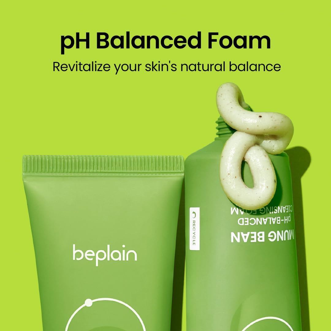 BEPLAIN Mung Bean PH - Balanced Cleansing Foam Set 160ml+40ml Health & Beauty oceanbuy.ca markham toronto free ship USA asian korean skincare