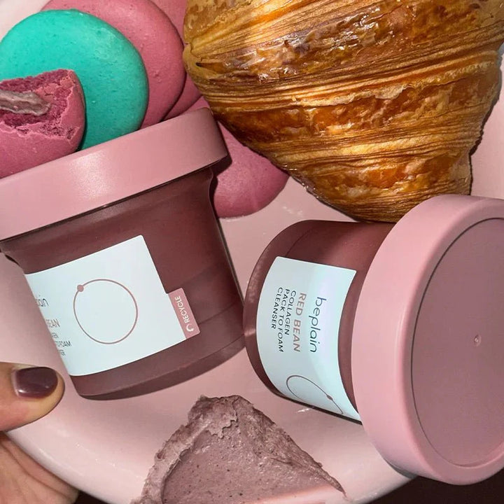 BEPLAIN Red Bean Collagen Pack To Foam Cleanser, Pore Purifying 100ml