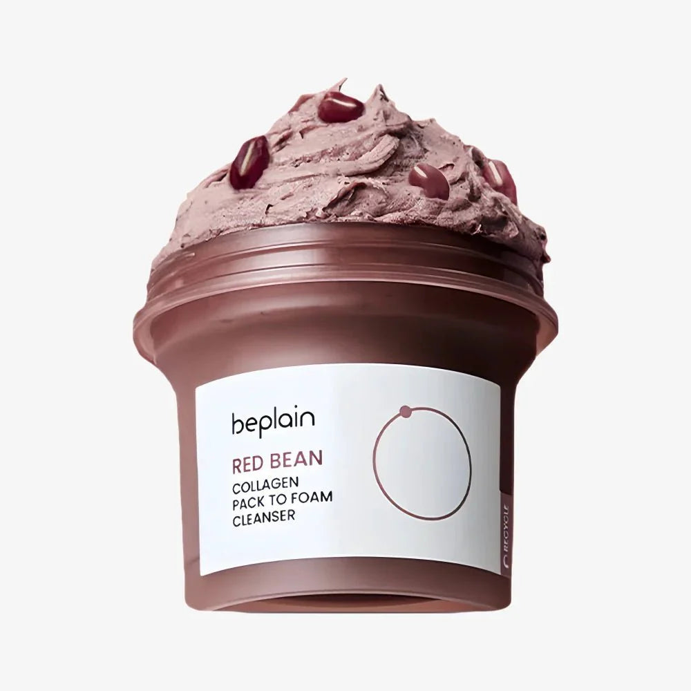 BEPLAIN Red Bean Collagen Pack To Foam Cleanser, Pore Purifying 100ml