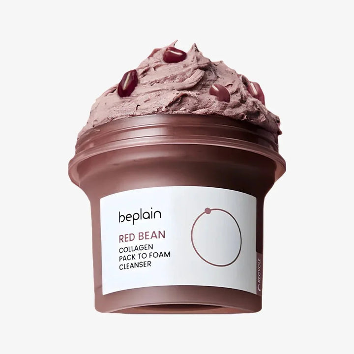 BEPLAIN Red Bean Collagen Pack To Foam Cleanser, Pore Purifying 100ml