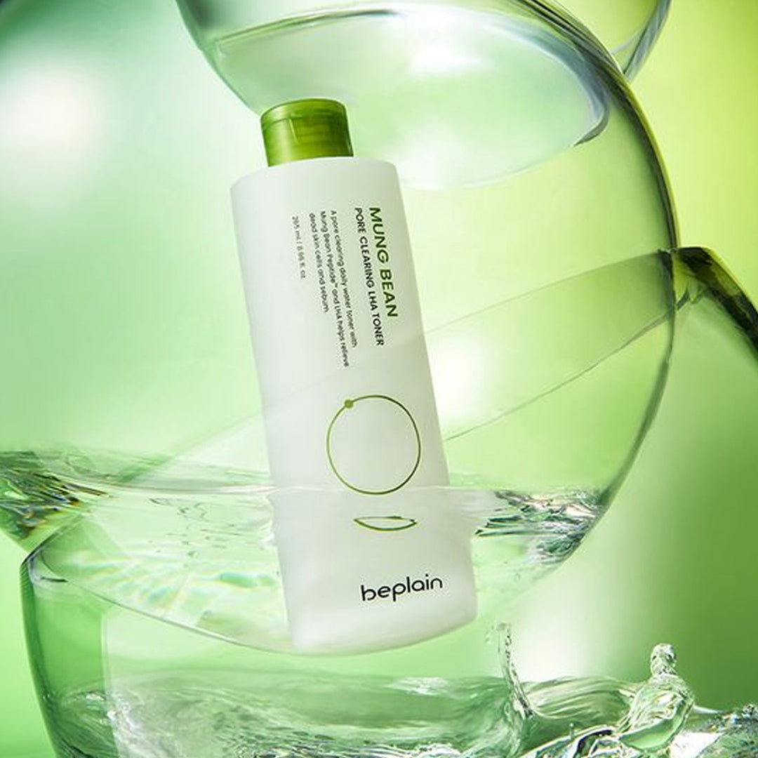 beplain Mung Bean Pore Clearing LHA Toner 265ml hyaluronic acid, new, SKIN CARE, Toners