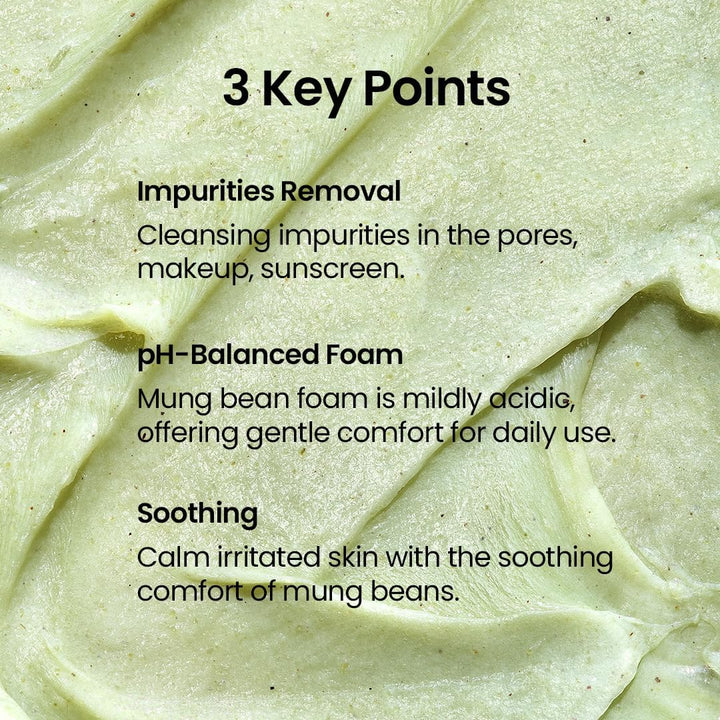 BEPLAIN Mung Bean PH Balanced Cleansing Foam 80ml Health & Beauty 4