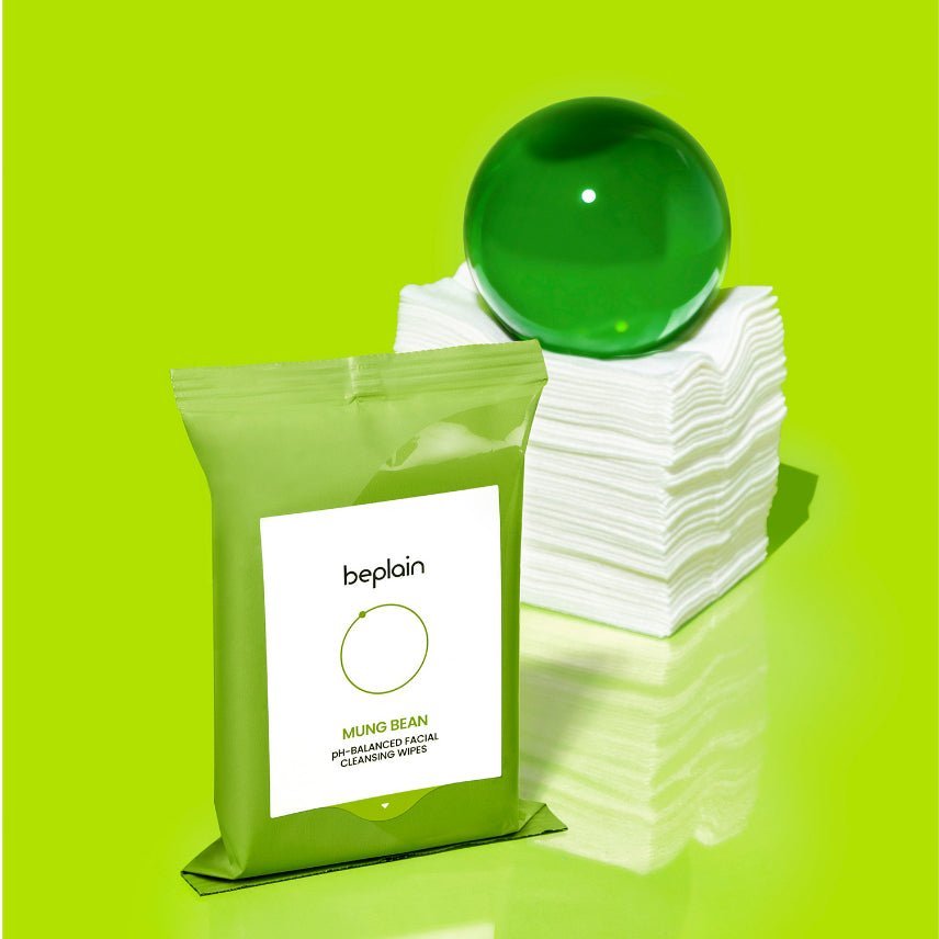 BEPLAIN Mung Bean PH Balanced Facial Cleansing Wipes 20pcs Makeup Remover 1
