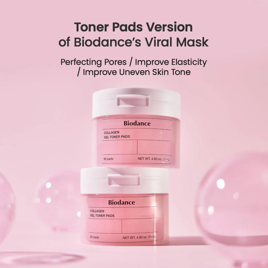 BIODANCE Collagen Gel Toner Pads 60 Pads Health & Beauty