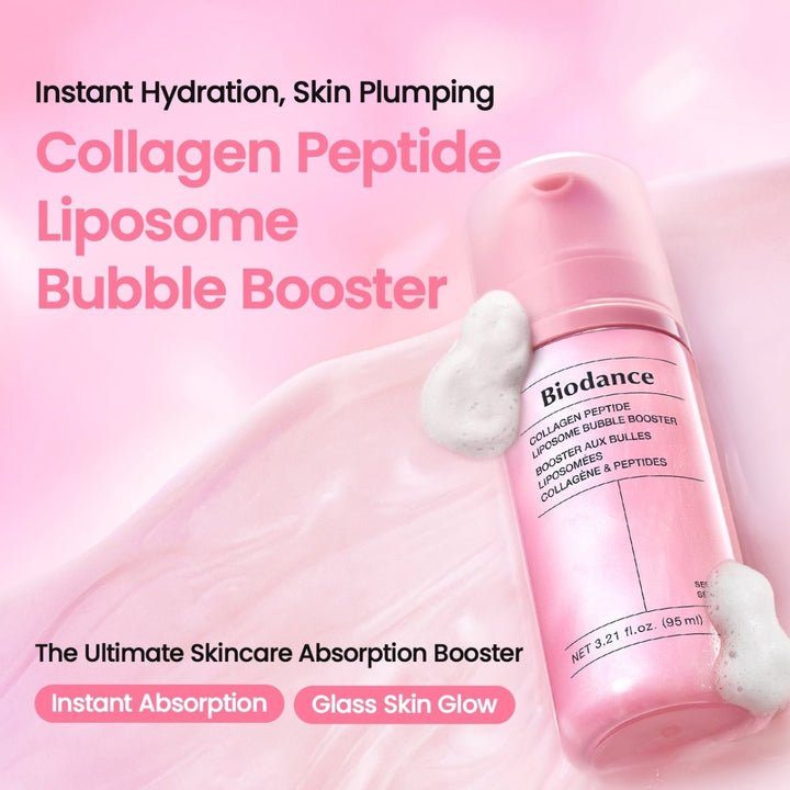 BIODANCE Collagen Peptide Liposome Bubble Booster 95ml Serum & Ampoule 2