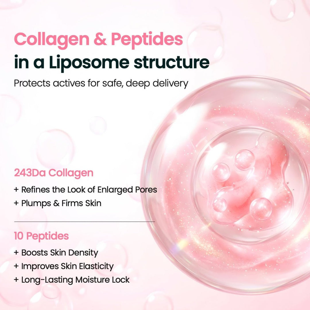 BIODANCE Collagen Peptide Liposome Bubble Booster 95ml Serum & Ampoule 5