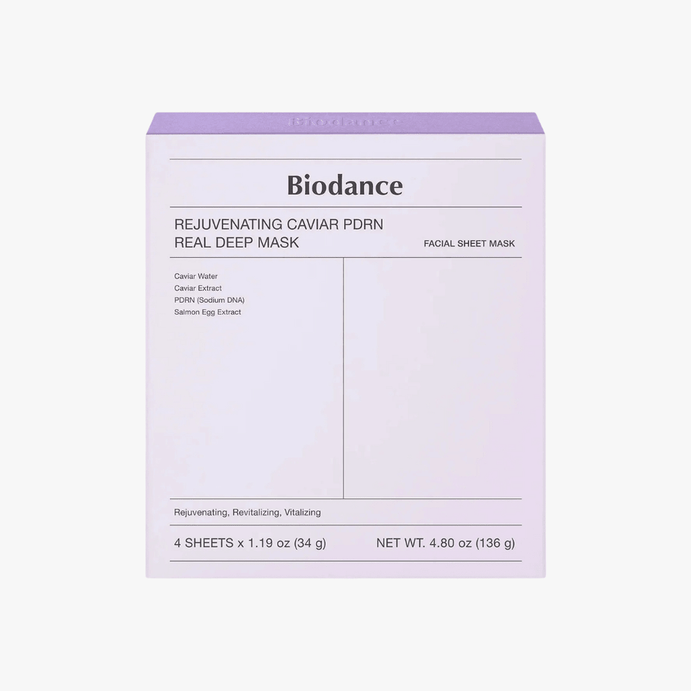 BIODANCE Rejuvenating Caviar PDRN Real Deep Mask 1 Box (4pcs) Sheet Mask 1