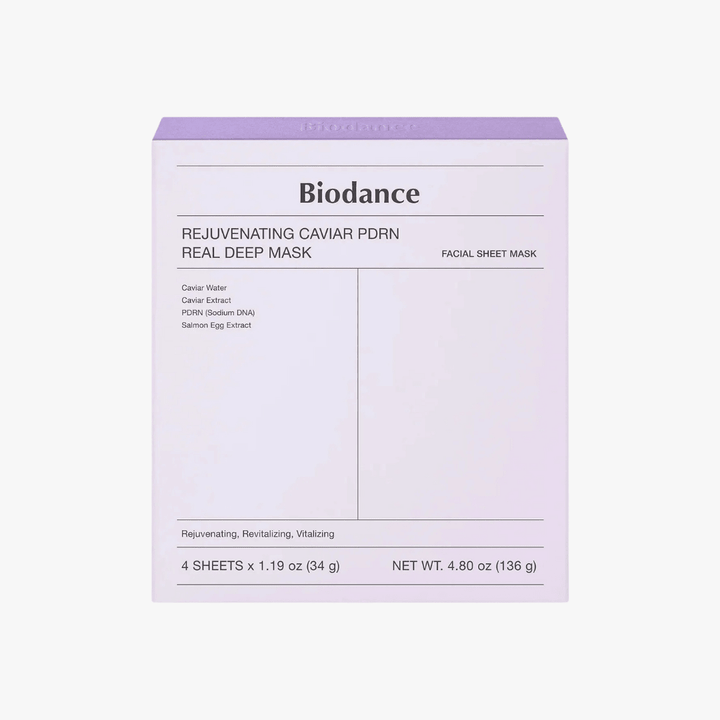 BIODANCE Rejuvenating Caviar PDRN Real Deep Mask 1 Box (4pcs) Sheet Mask 1
