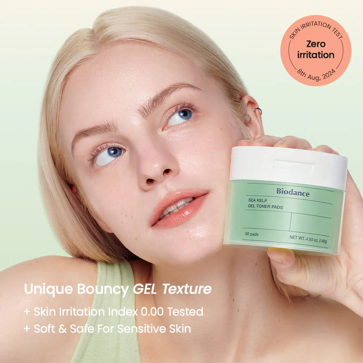 BIODANCE Sea Kelp Gel Toner Pads 60 Pads Health & Beauty 3