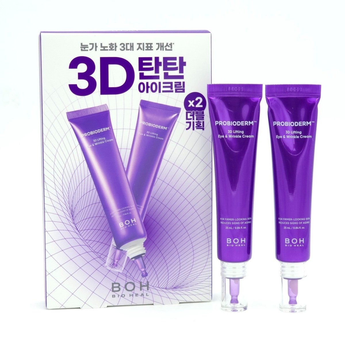 BIOHEAL BOH Probioderm 3D Lifting Eye & Wrinkle Cream 2Pcs Set