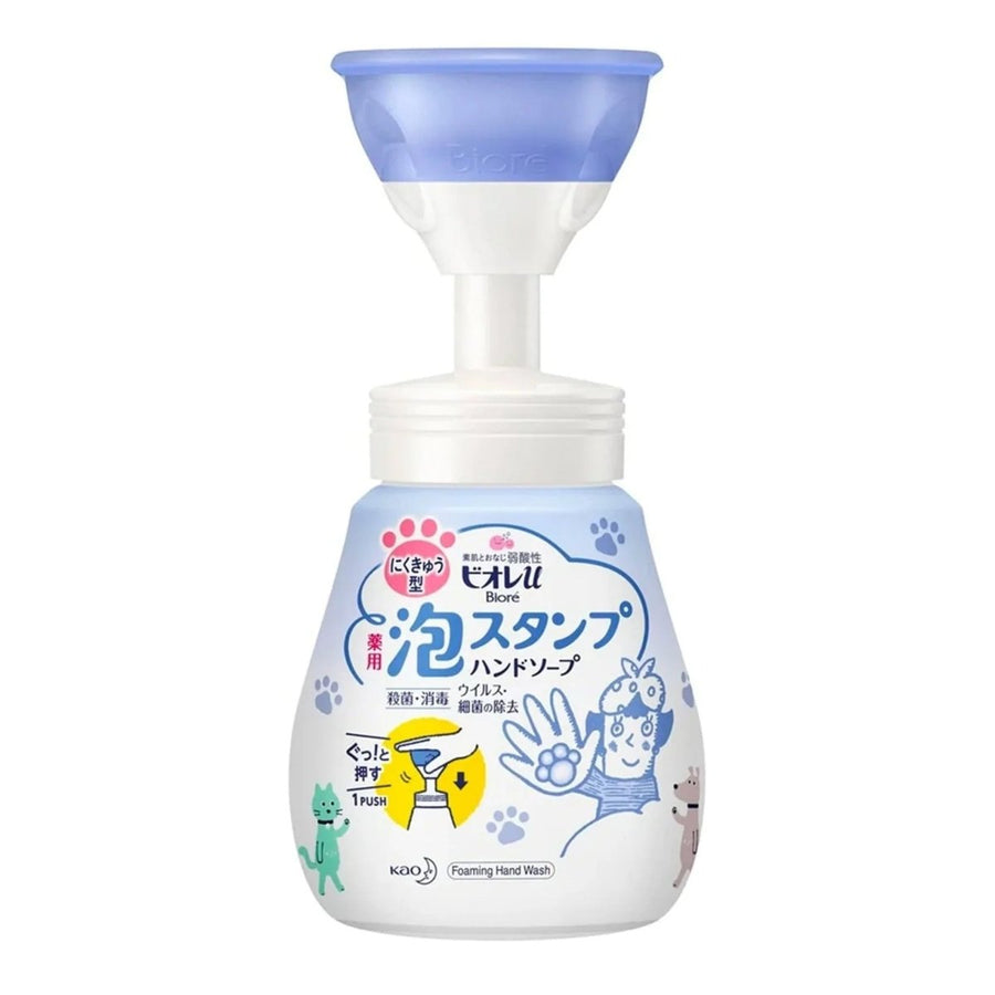 KAO Biore U Foam Stamp Hand Soap Hand Wash Cat Claw Type 250ml Health & Beauty oceanbuy beauty markham toronto free ship USA asian korean skincare