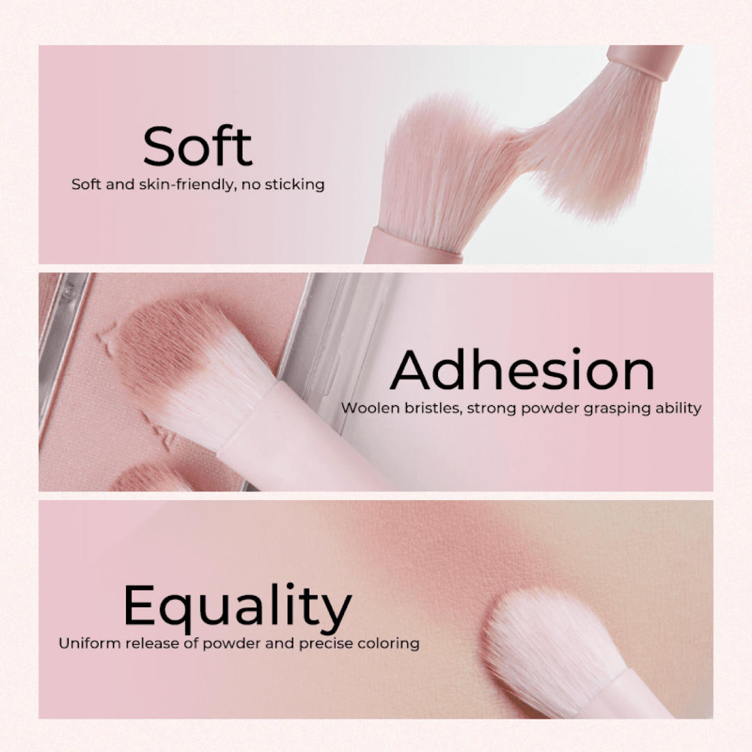 BLJ COSMETICS Eye Brush Set 6pcs Brush & Cleaning Tools 4