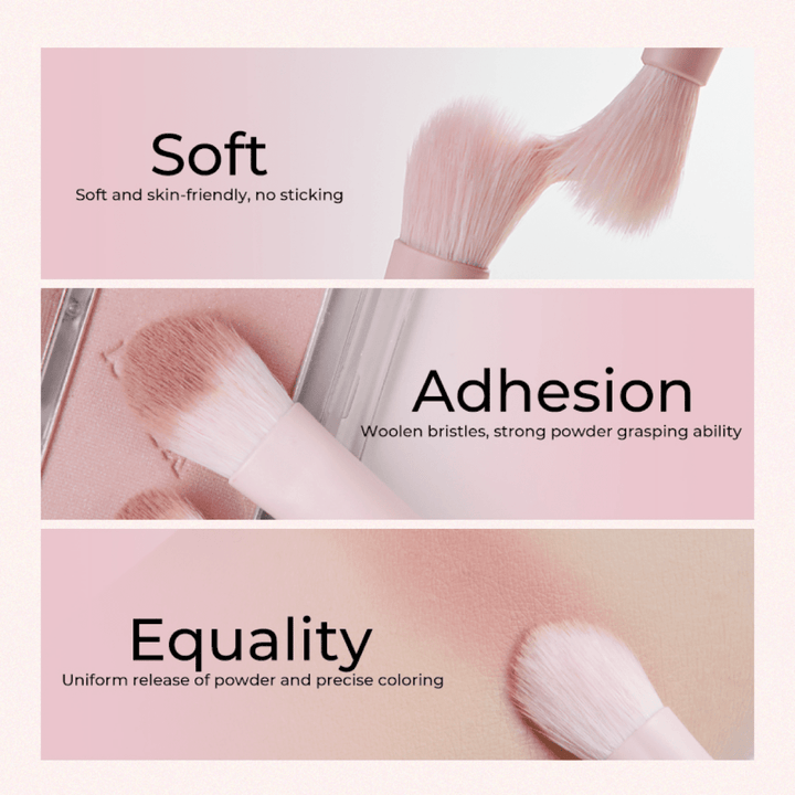 BLJ COSMETICS Eye Brush Set 6pcs Brush & Cleaning Tools 4