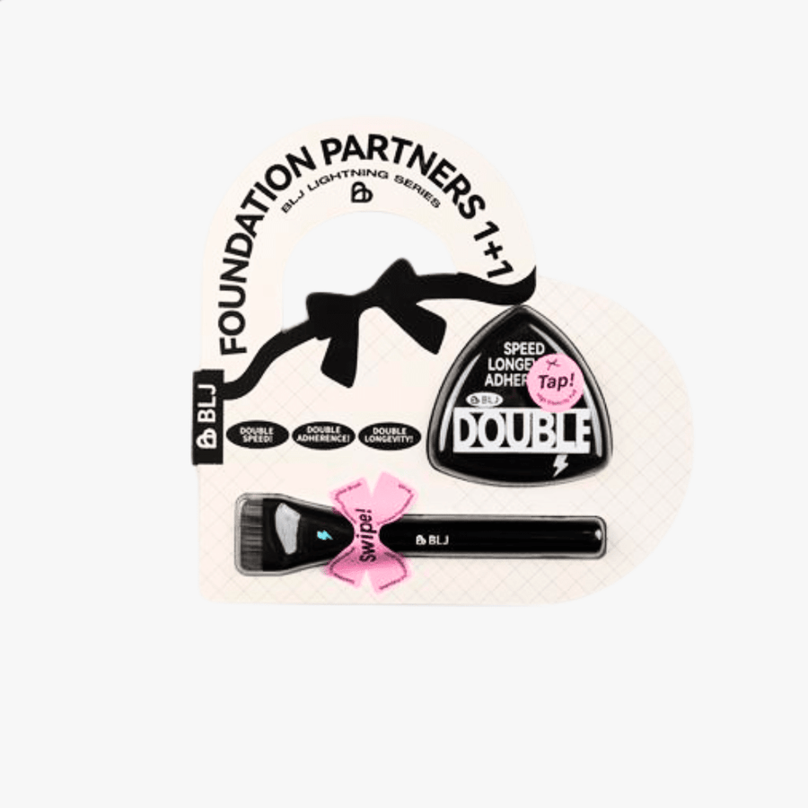 BLJ Lightning Series Foundation Partners 1+1 Set Brush & Cleaning Tools 1