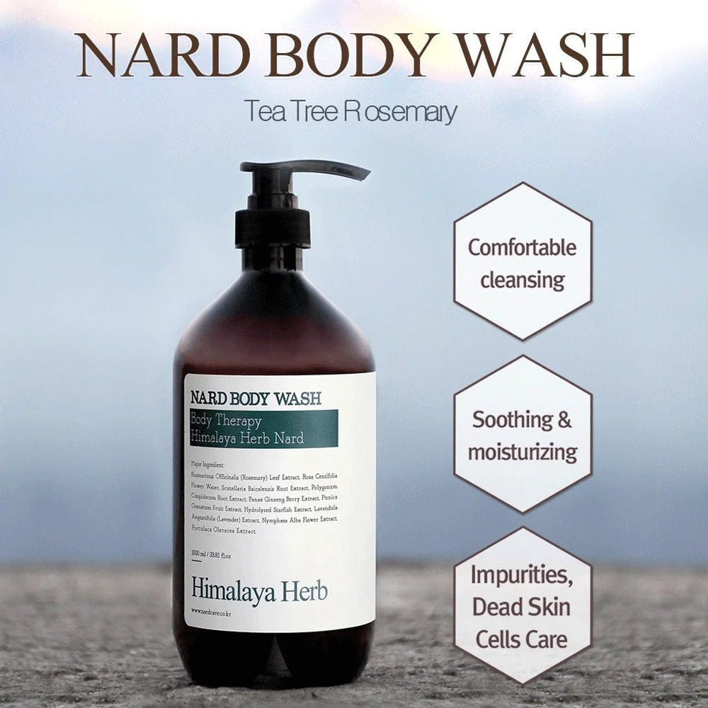 BOUQUET GARNI Nard Body Wash 500ml - Tea Tree Rosemary Health & Beauty Kbeauty markham toronto free ship USA asian korean