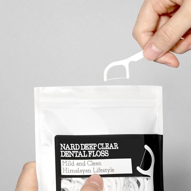 BOUQUET GARNI Nard Deep Clear Dental Floss 100pcs Body Care Tool 2