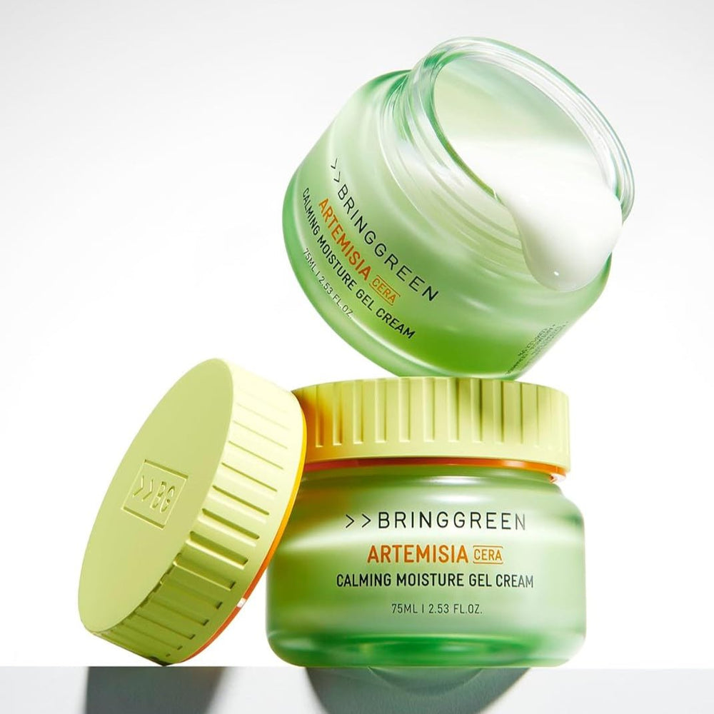BRING GREEN Artemisia Cera Calming Moisture Gel Cream 75ml*2 Health & Beauty oceanbuy beauty markham toronto free ship USA asian korean skincare