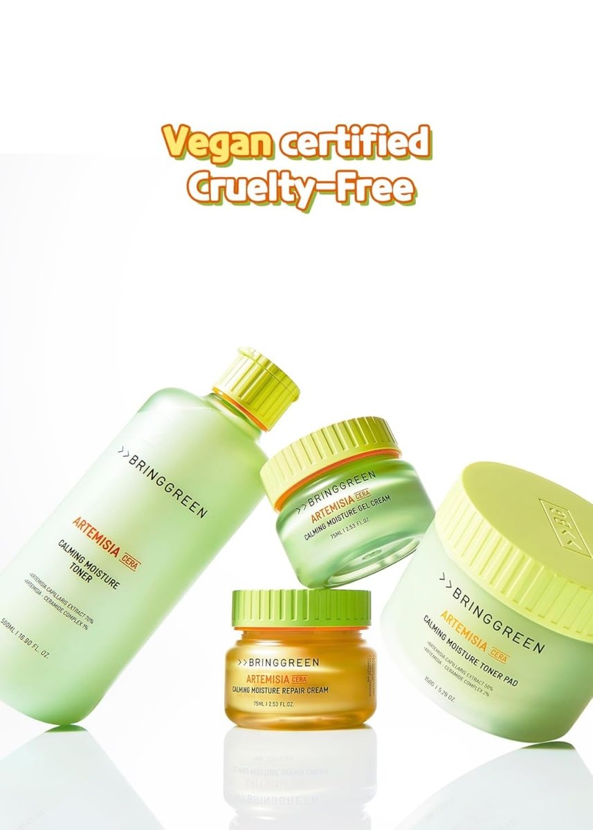 BRING GREEN Artemisia Cera Calming Moisture Gel Cream 75ml*2 Health & Beauty oceanbuy beauty markham toronto free ship USA asian korean skincare