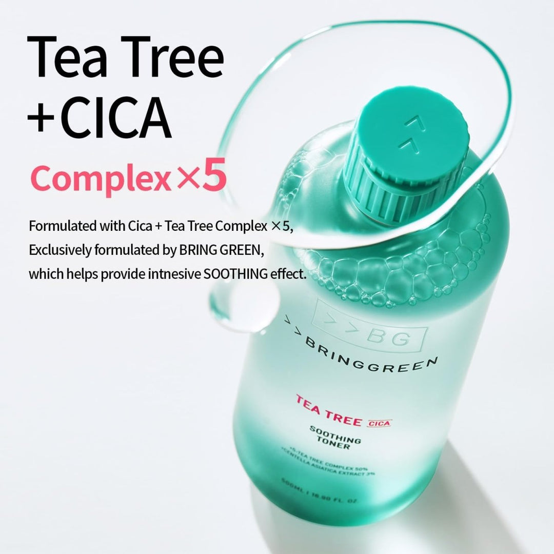 BRING GREEN Tea Tree Cica Soothing Toner 250ml Health & Beauty oceanbuy.ca markham toronto free ship USA asian korean skincare