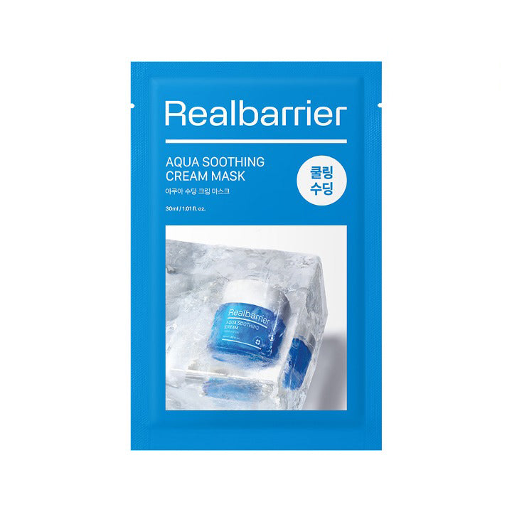 Real Barrier Aqua Soothing Cream Mask 30ml * 10ea SKIN CARE, Moisturizers, Facial Moisturizers