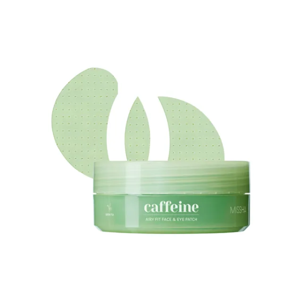 MISSHA Airy Fit Caffeine Depuffing Face & Eye Patch 60pcs SKIN CARE, Eye Care, Eye Masks