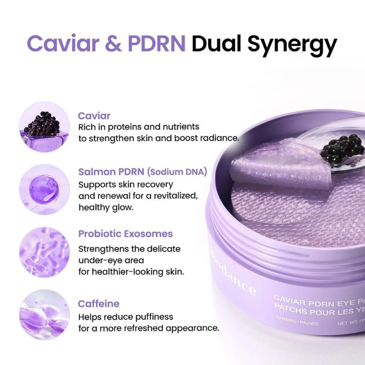 Biodance Caviar PDRN Eye Patches 30pcs SKIN CARE, Eye Care, Eye Masks