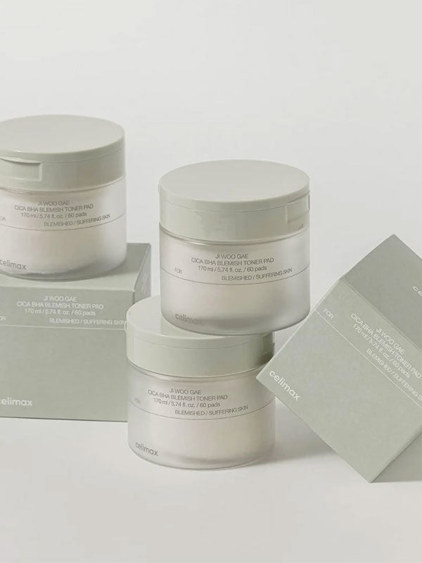 celimax Ji Woo Gae Cica BHA Exfoliating Pads 170ml 60pads