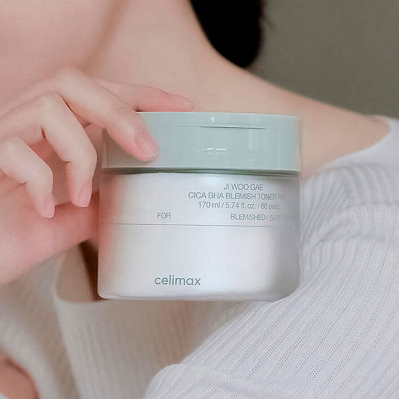 celimax Ji Woo Gae Cica BHA Exfoliating Pads 170ml 60pads