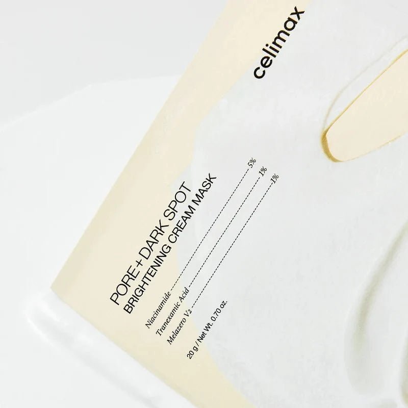 CELIMAX Pore Dark Spot Cream Mask 4Pcs/Box Sheet Mask 3