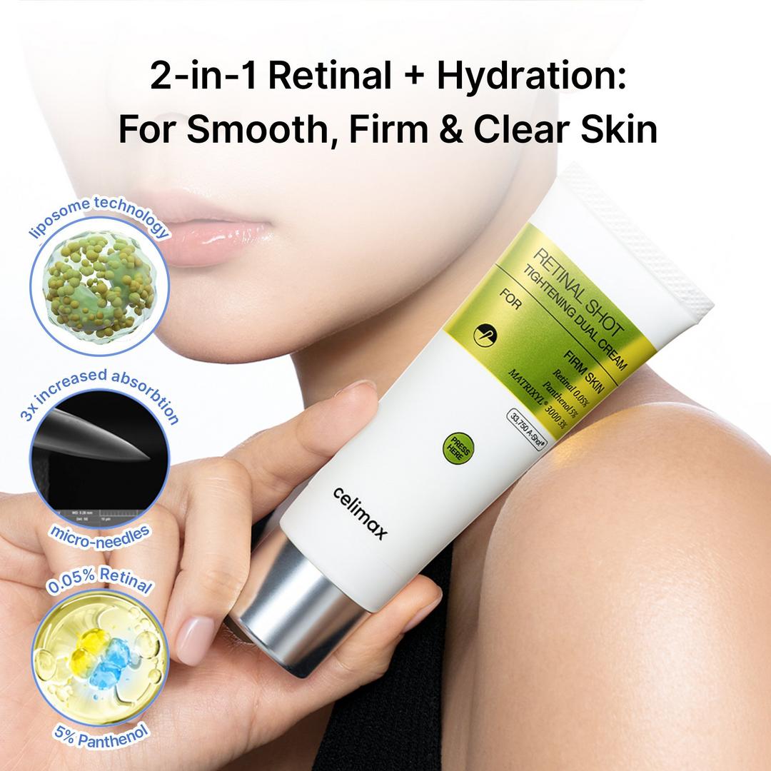 celimax The Vita-A Retinal Shot Tightening Dual Cream 50ml 4