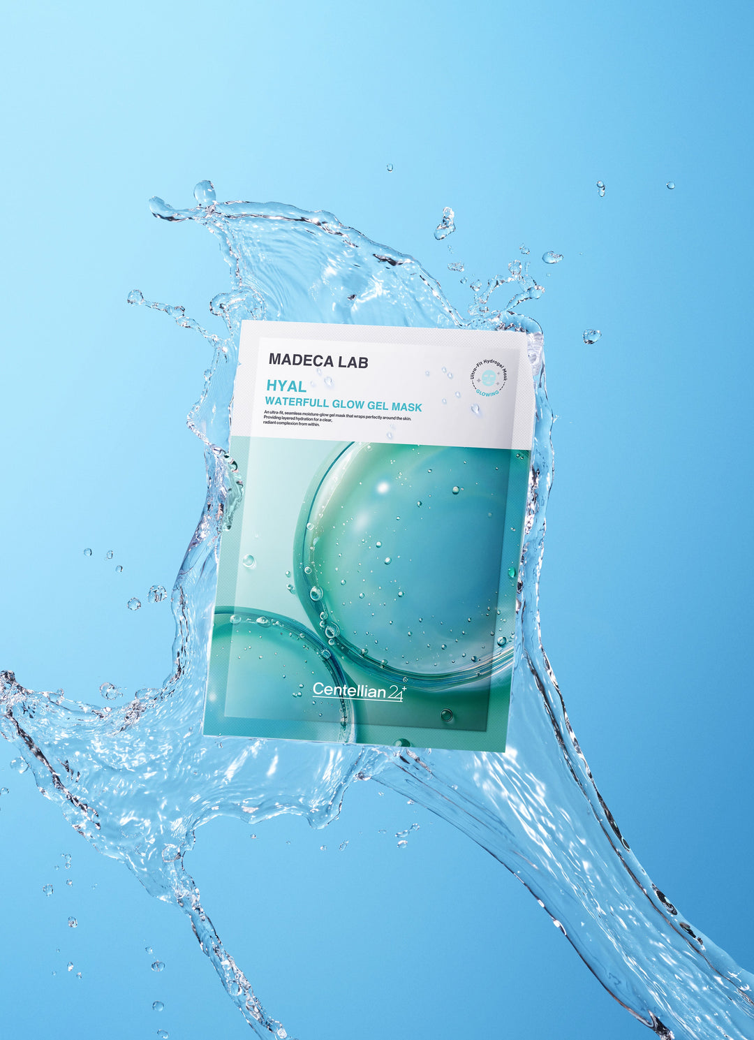 [Centellian24] Madeca Lab Hyal Waterfull Glow Gel Mask 5ea centellian24, Centellian24-offer, gel, glow, Hyal, Lab, Madeca, mask, skincare, Waterfull, SKIN CARE, Treatments, Serum & Essence