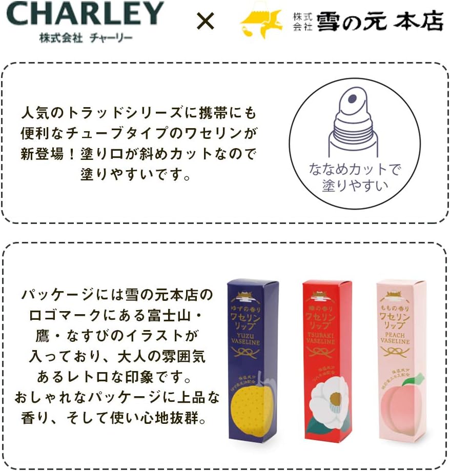CHARLEY Lip Vaseline 10g - Peach
