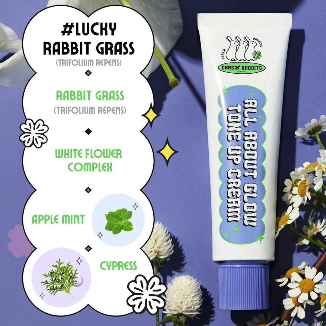 CHASIN' RABBITS All About Glow Tone Up Cream 50ml Health & Beauty oceanbuy.ca markham toronto free ship USA asian korean skincare