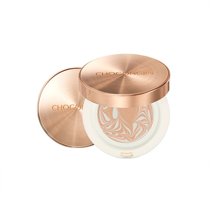 ChoGongJin Essence Pact Gongjin Herbal Skincare 15g SKIN CARE, Treatments, Serum & Essence, Korean Essence Pact, Radiant Base Makeup, Gongjin Skincare, Hydrating Foundation, Dewy Finish, Skin Tone Correction, K-beauty Face Makeup